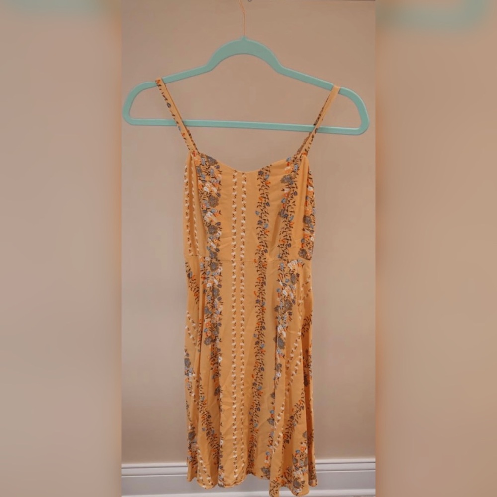 Yellow Floral Dress